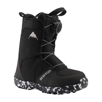 BURTON GROM BOA KID BLK 2K