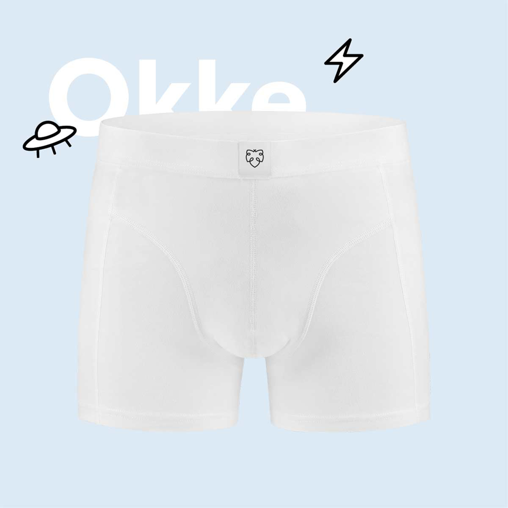 A-dam Underwear Boxer Briefs Okke White