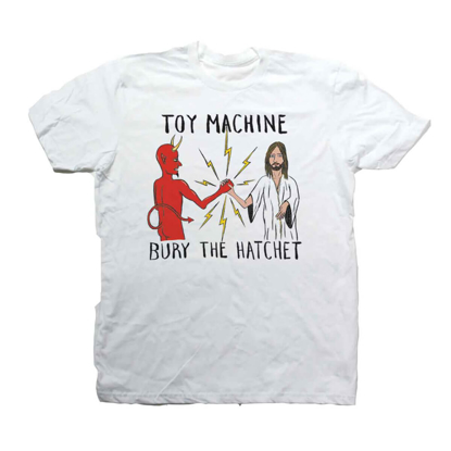 TOY MACHINE THE HATCHET S/S WHT M