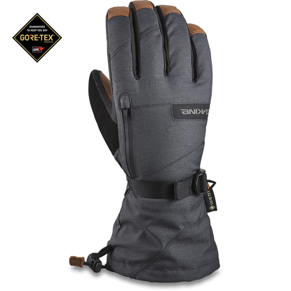 DAKINE LEATHER TITAN GORE-TEX  GLOVE CARBON M