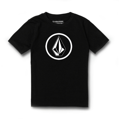 VOLCOM CIRCLE STONE T-SHIRT KID BLACK M