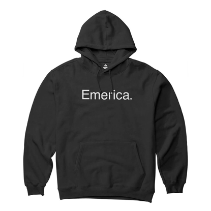 EMERICA PURE LOGO HOODIE BLACK M