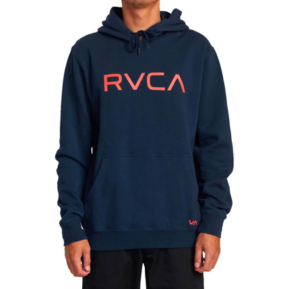 RVCA BIG RVCA PULLOVER HOODIE NAVY M