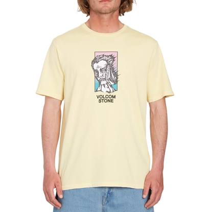 VOLCOM HECKLE T-SHIRT DAWN YELLOW L