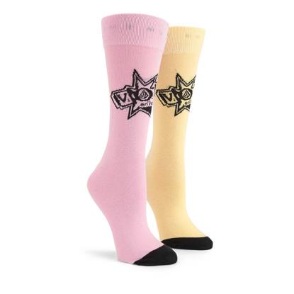 VOLCOM VOLCOM ENT SOCK W REEF PINK UNI