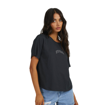 RVCA RVCA ARCH KEYLINE T-SHIRT RVCA BLACK S/8