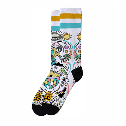 AMERICAN SOCKS BOWL - MID HIGH MULTI L/XL