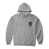 EMERICA SUNFLOWER PULLOVER HOODIE GREY/HEATHER XL