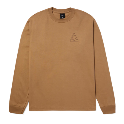 HUF HUF SET TT L/S T-SHIRT CAMEL L