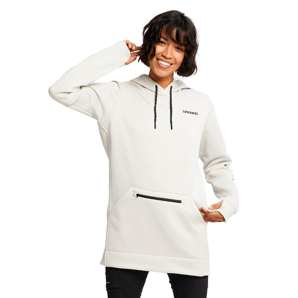 Burton women's oak long pullover hoodie sale