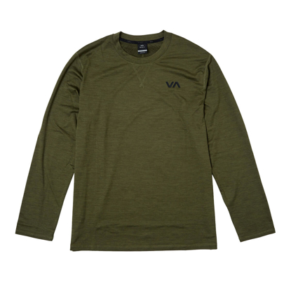 RVCA C-ABLE WAFFLE CREW OLIVE M