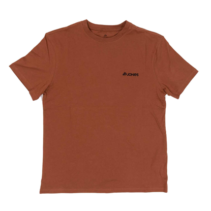 JONES SIERRA ORGANIC COTTON T-SHIRT TERRACOTTA XL