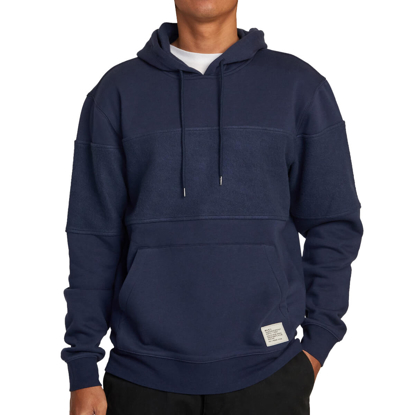 RVCA ELGIN HOODIE MOODY BLUE L