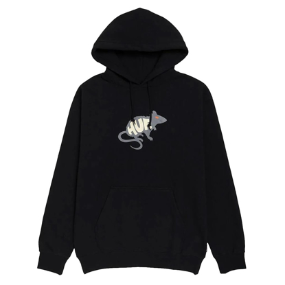 HUF MAN'S BEST FRIEND P/O HOODIE BLACK M