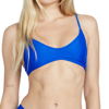 VOLCOM SIMPLY SOLID CROP TRUE BLUE S