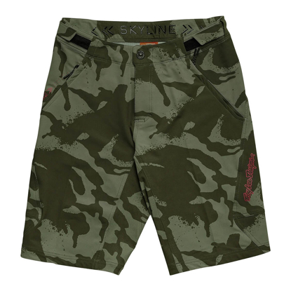 TROY LEE DESIGNS SKYLINE SHORT SHELL SHADOW CAMO OLIVE 34