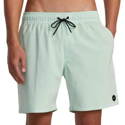 RVCA VA PIGMENT ELASTIC SHORT MINT L