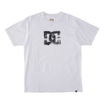 DC SKETCHY T-SHIRT WHITE M