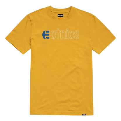 ETNIES ECORP TEE GOLD L