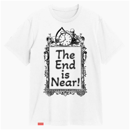 JACUZZI THE END IS NEAR T-SHIRT WHITE M