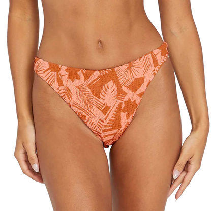 VOLCOM BLOCKED OUT SKIMPY BOTTOM REEF PINK S