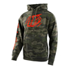 TROY LEE DESIGNS CROPPED BADGE PULLOVER HOODIE FOREST CAMO XL