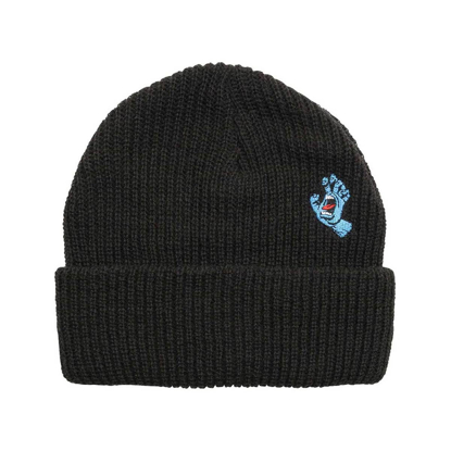 SANTA CRUZ SCREAMING MINI HAND BEANIE BLACK UNI