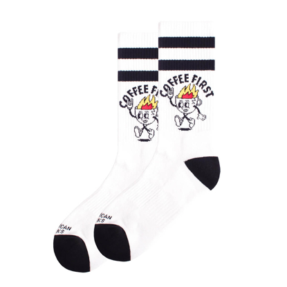 AMERICAN SOCKS COFFEE FIRST MID HIGH MULTI UNI