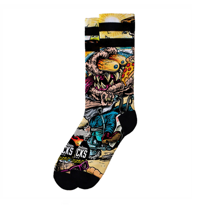 AMERICAN SOCKS BIKE MONSTER MID HIGH MULTI S/M