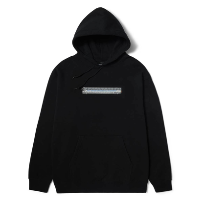 HUF TRANSPORT PULLOVER HOODIE BLACK XL