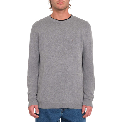 VOLCOM UPERSTAND SWEATER HEATHER GREY S