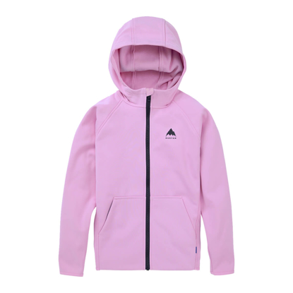 BURTON KIDS' CROWN WEATHERPROOF FULL-ZIP FLEECE ORCHID PURPLE XS