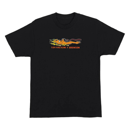 BRONSON SPEED CO. BRONSON X TOY MACHINE HEAVYWEIGHT T-SHIRT BLACK M