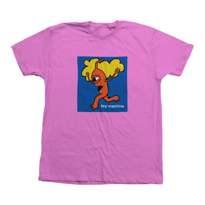 TOY MACHINE EARLY SECT T-SHIRT PINK S