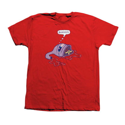 TOY MACHINE BUMMER T-SHIRT RED M