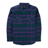 BURTON FAVORITE FLANNEL LONG SLEEVE DEEP EMERALD / IMPERIAL PURPLE PLAID XL