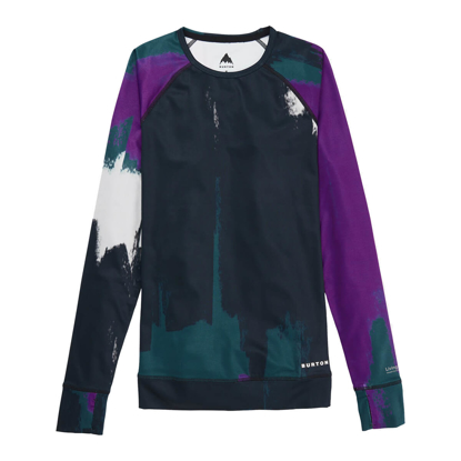 BURTON WOMEN'S LIGHTWEIGHT X CREW SILVER SCONCE/FOREST CHALK S