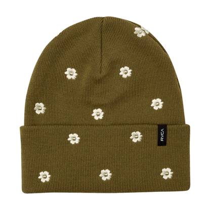 RVCA EMBROIDERED ESSENTIAL BEANIE ERMINE UNI