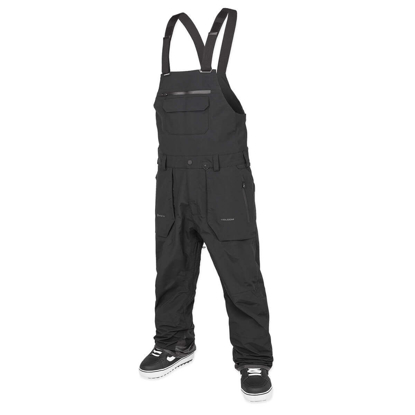 VOLCOM RAIN GORE-TEX BIB OVERALL BLACK L