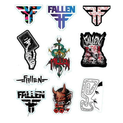 FALLEN ASSORTED STICKERS PACK 5 UNI UNI