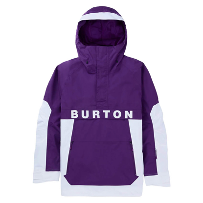 BURTON FROSTNER ANORAK IMPERIAL PURPLE / STOUT WHITE S