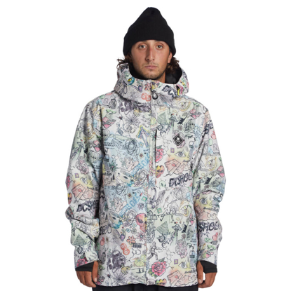 DC BASIS PRINT JACKET VISION QUEST S