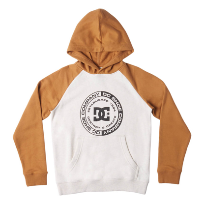 DC DC CORPO RAGLAN PH BOY SNOW HEATHER/CHIPMUNK L/14