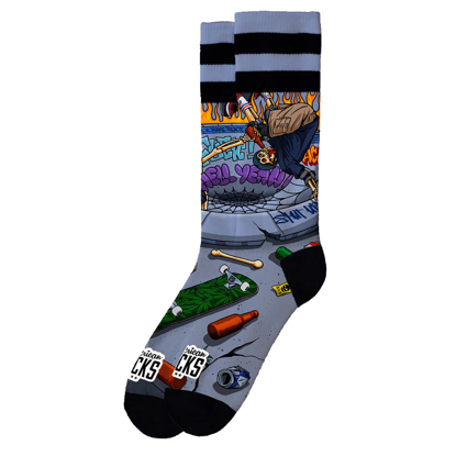 AMERICAN SOCKS THRASH PALS MID HIGH MULTI S/M