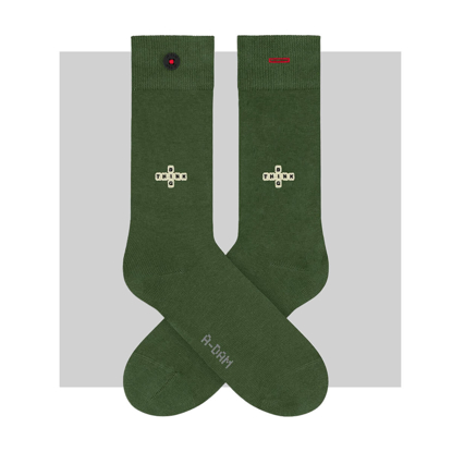 ADAM CASUAL GREEN THINK BIG SOCKS ASSORTED 41-46