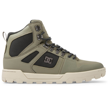 DC PURE HIGH-TOP WR BOOT GREEN/BLACK/WHITE 40,5