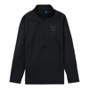 BURTON [AK] HELIUM GRID FLEECE HALF-ZIP TRUE BLACK XL