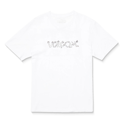 VOLCOM CRAZYBAL T-SHIRT WHITE S