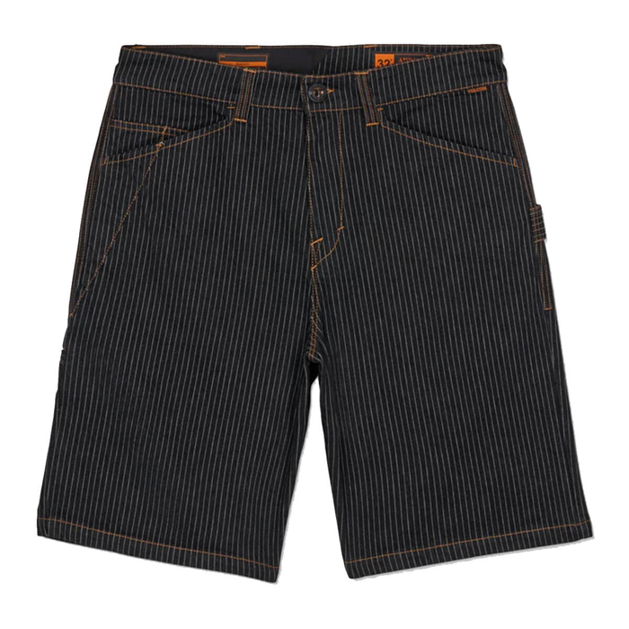 VOLCOM WORK DIALED SHORT 22" BLACK STRIPE 32